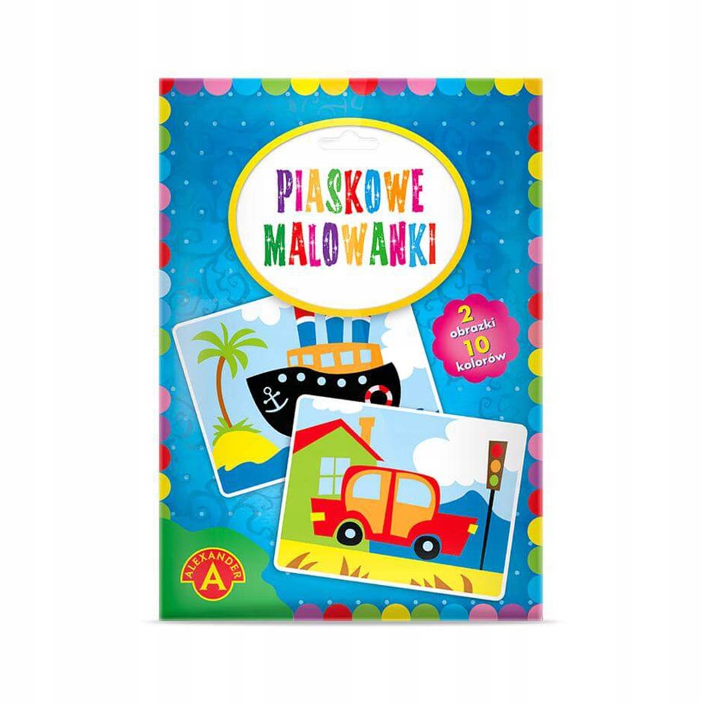 PIASKOWE MALOWANKI Statek i Samochód