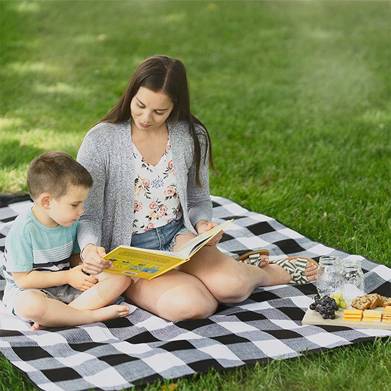 MATA PLAŻOWA KOC PIKNIKOWY WODOODPORNY 150x200 XXL Kolor dominujący wielokolorowy