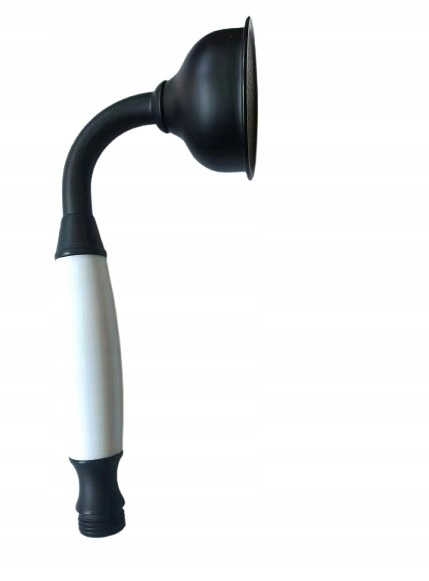 Retro Vintage kovová sprchová Sprchová Hlavice Matná Černá