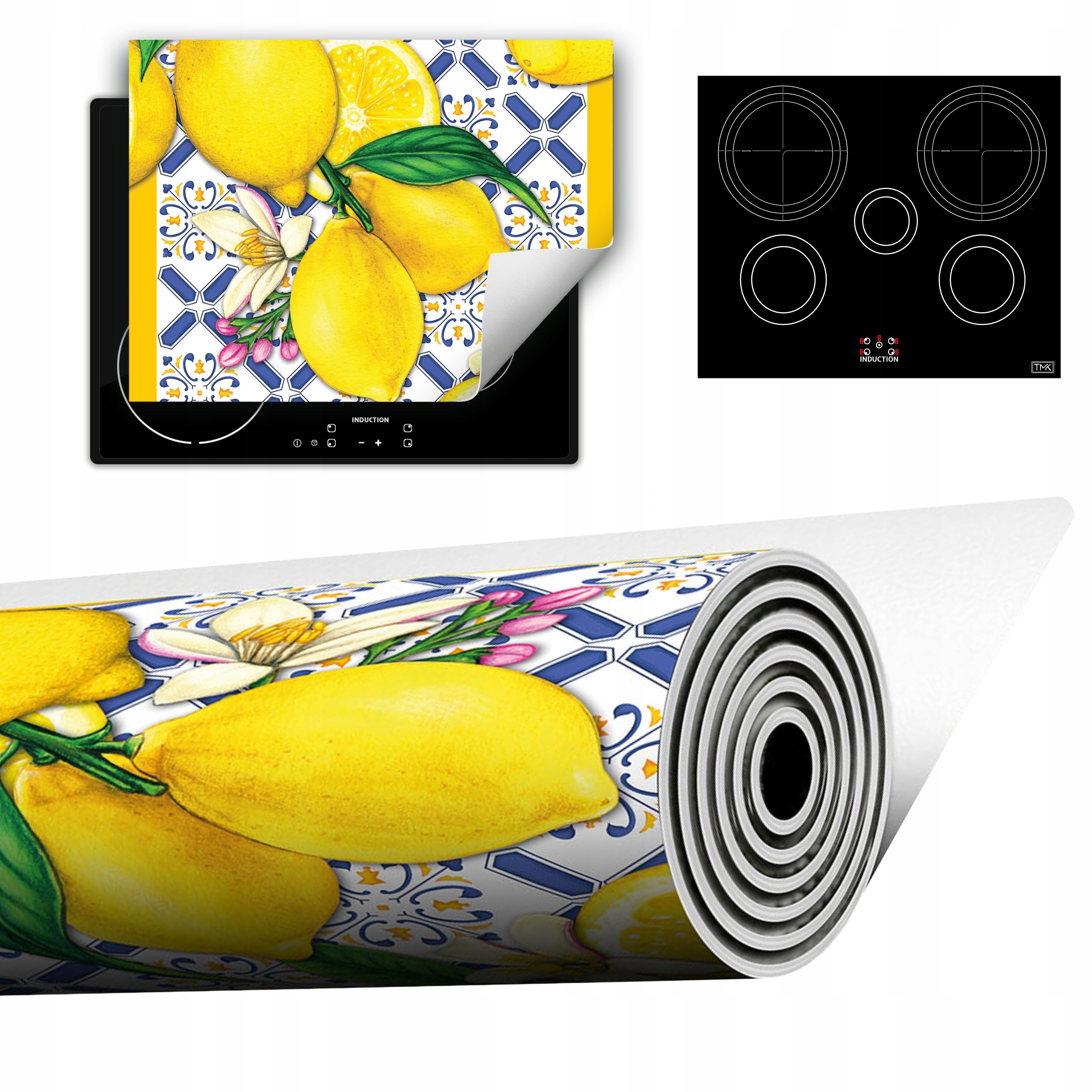 Vinylová Podložka Do Kuchyně Více Místa 70x52 mozaika citron