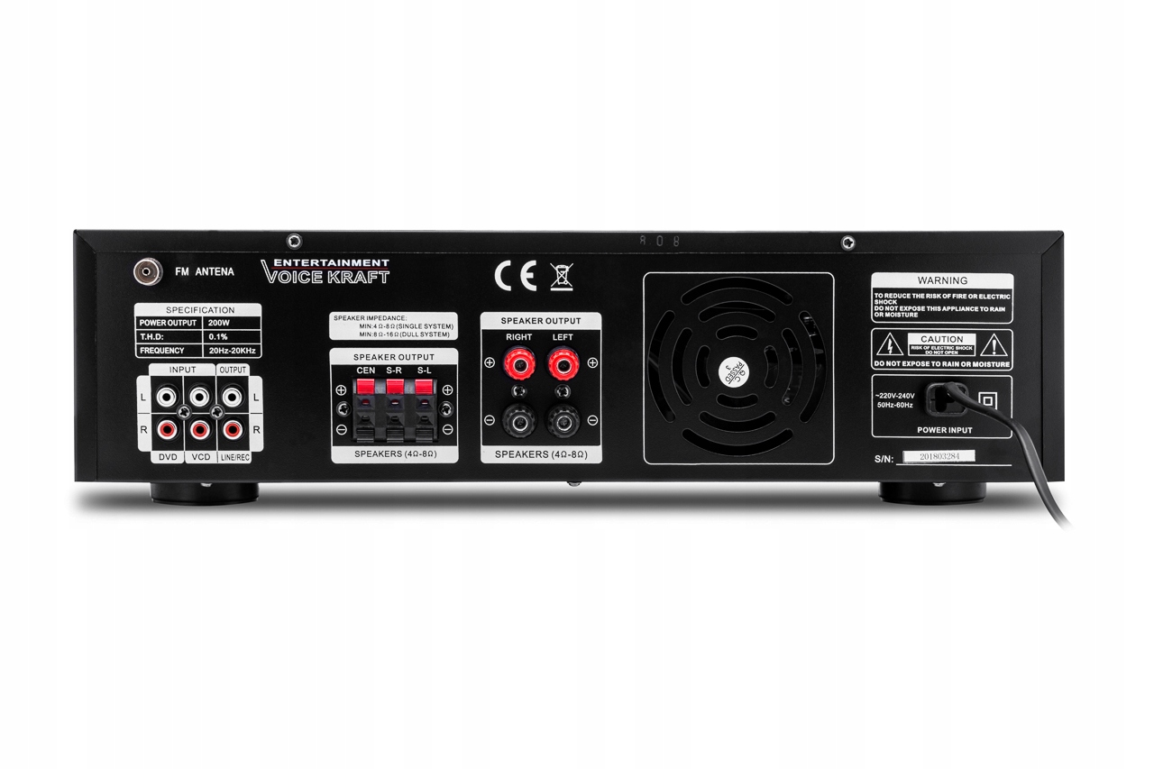 KOLUMNY ESTRADOWE 1000W WZMACNIACZ BLUETOOTH USB ZESTAW Szerokość produktu 40 cm