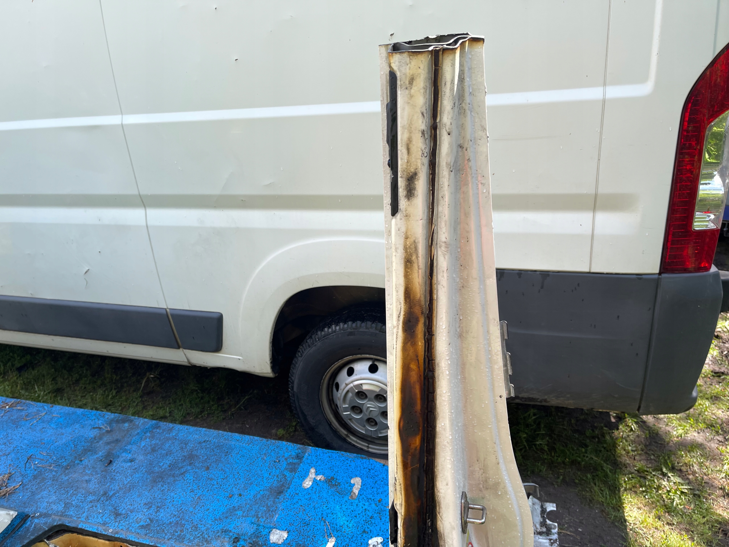 VW TRANSPORTER T6 fender side right rear part rear LONG long