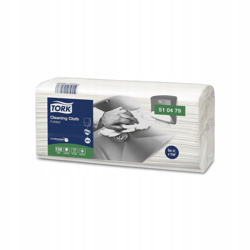 Levně Tork 510479 Čisticí Utěrka netkaný, víceúčelový, W4, bílý, 1 vrstva