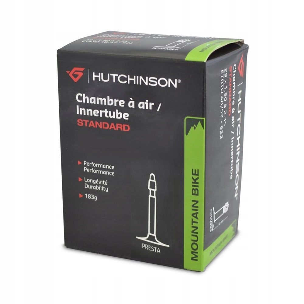 

Dętka 27,5 x1,7-2.35 47/57-584 FV48 Hutchinson