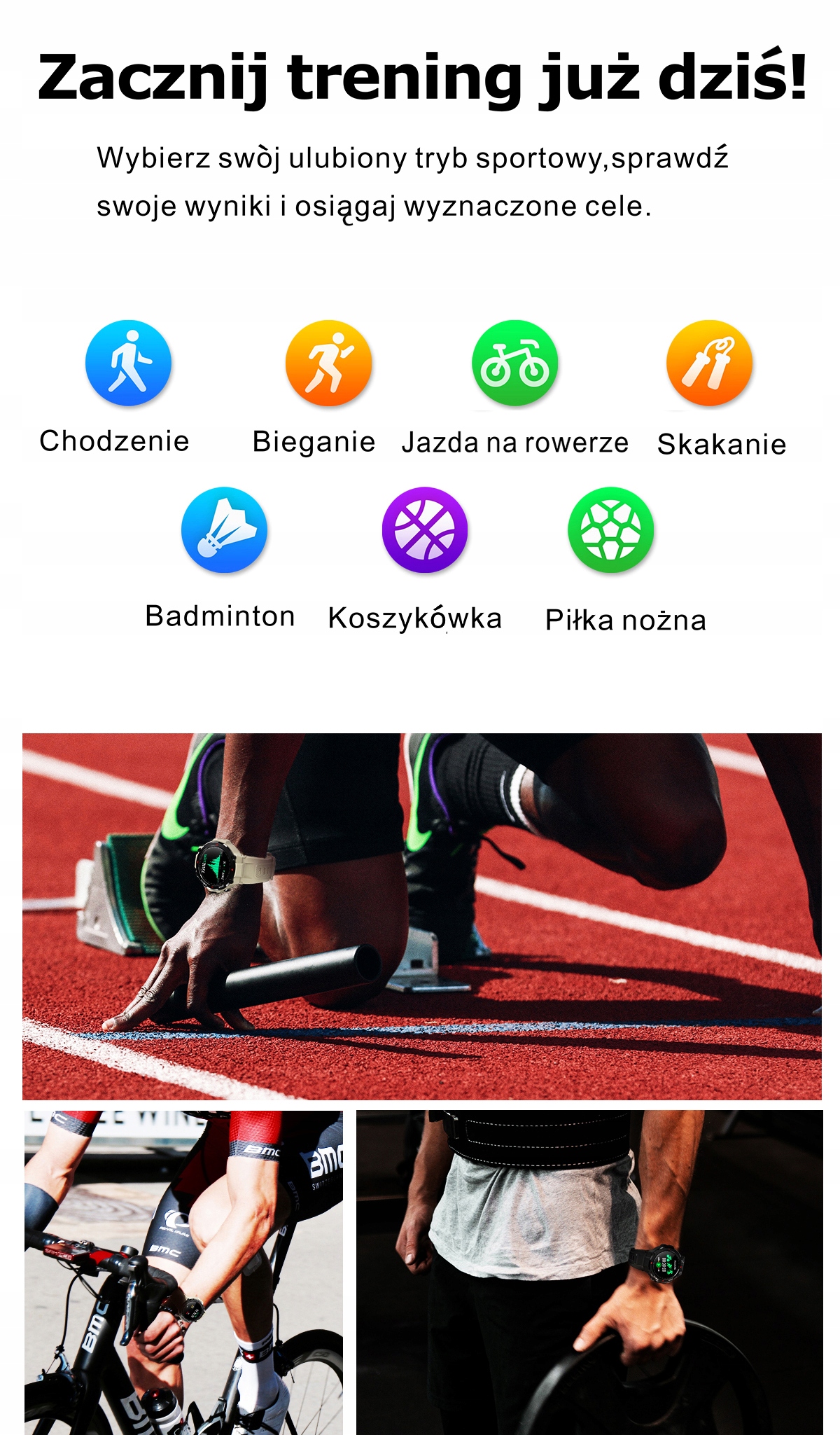 SMARTWATCH GRAVITY MĘSKI Zegarek Sport FB SMS FUNKCJA Rozmów Kompatybilność systemowa Android iOS