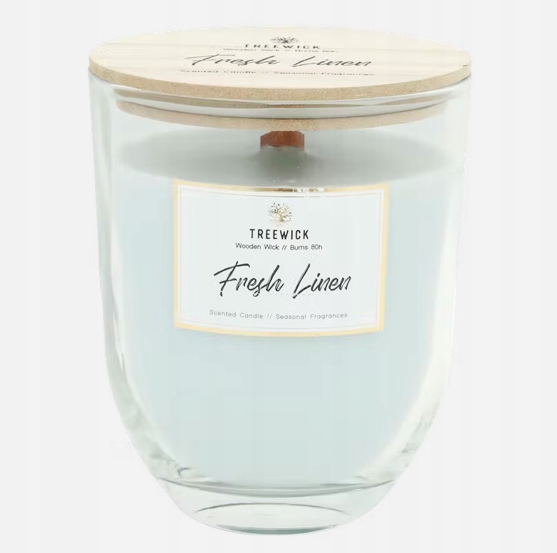 

Świeca Zapachowa XL TreeWick Świeczka Fresh Linen