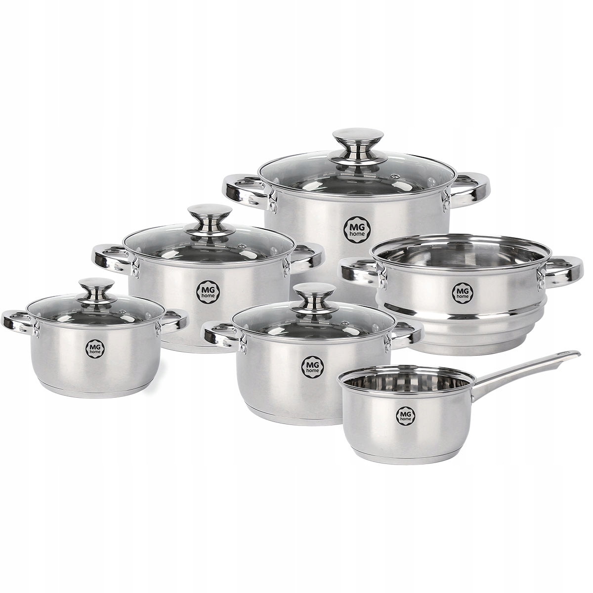 

Zestaw garnków Gaz Emalia z pokrywką Gessler