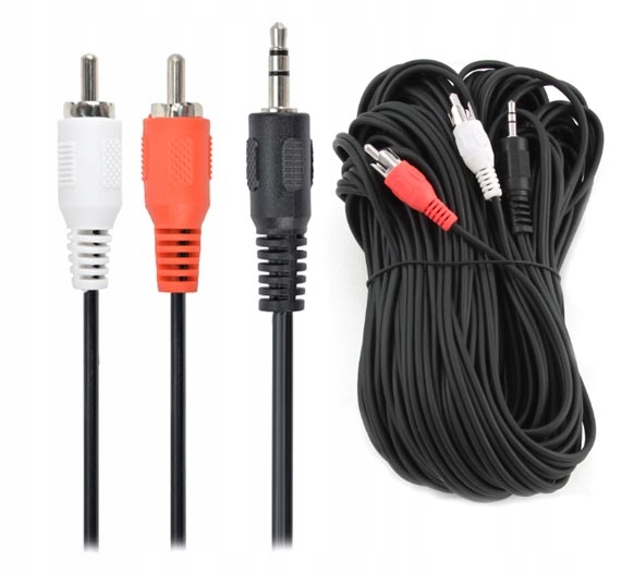 

Kabel stereo mini Jack-2x Rca Gembird 20 m