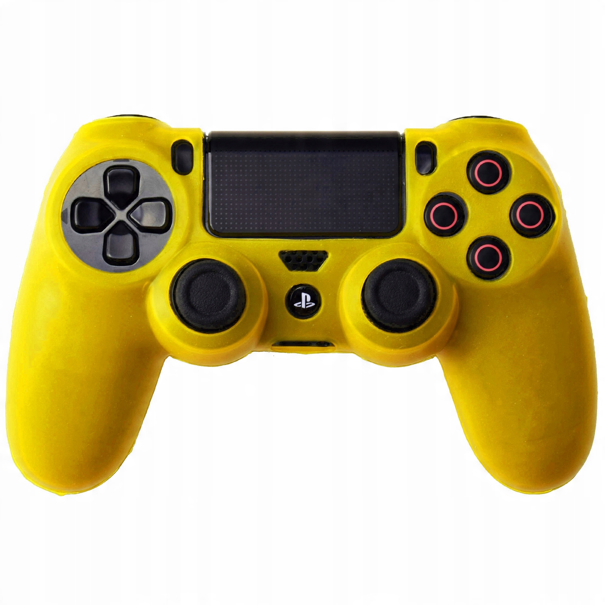 

Silikonowy pokrowiec na pad PS4 żółty