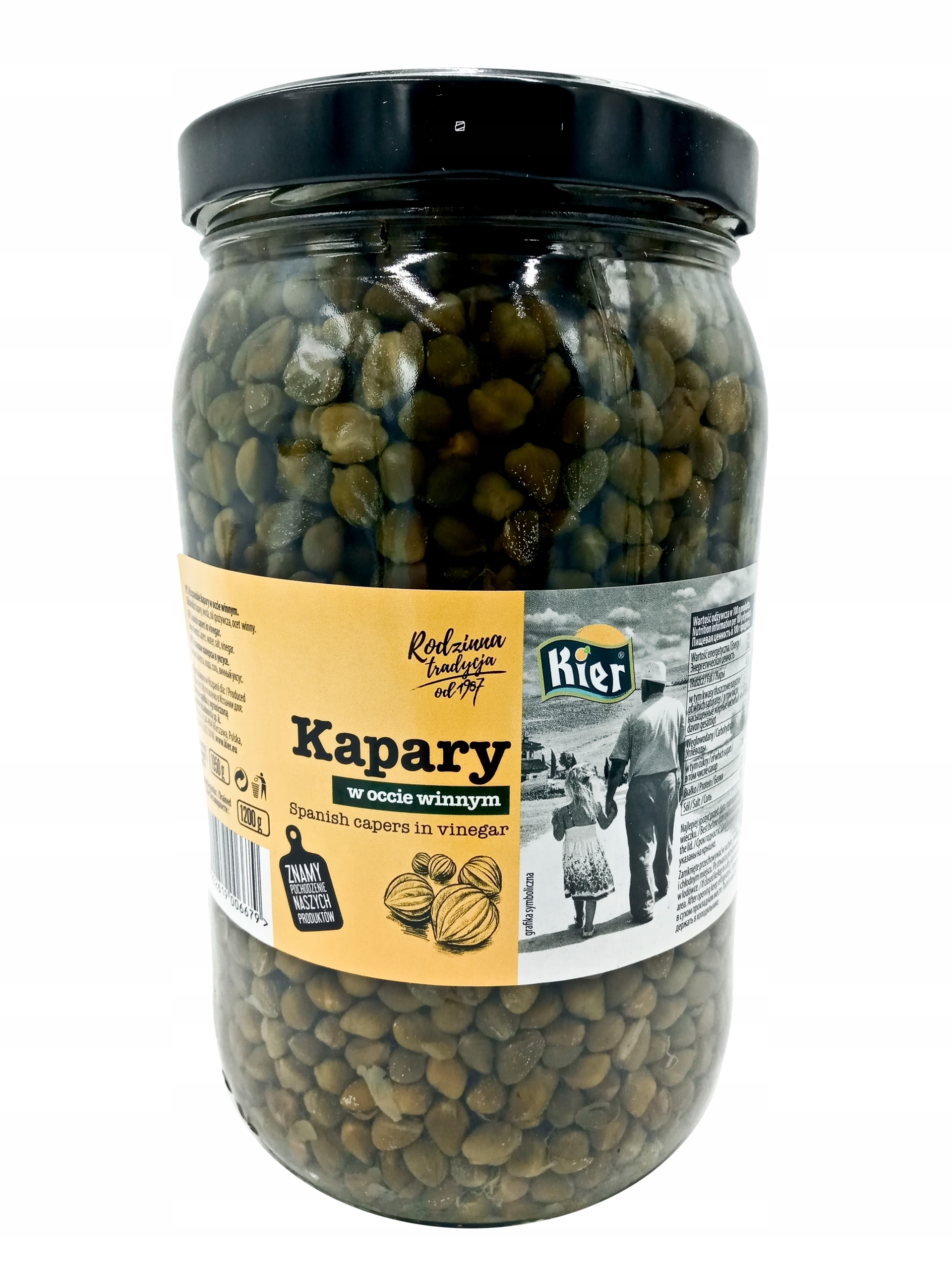 Levně Kapary v octu 2020 ml 1950 g/1200 g