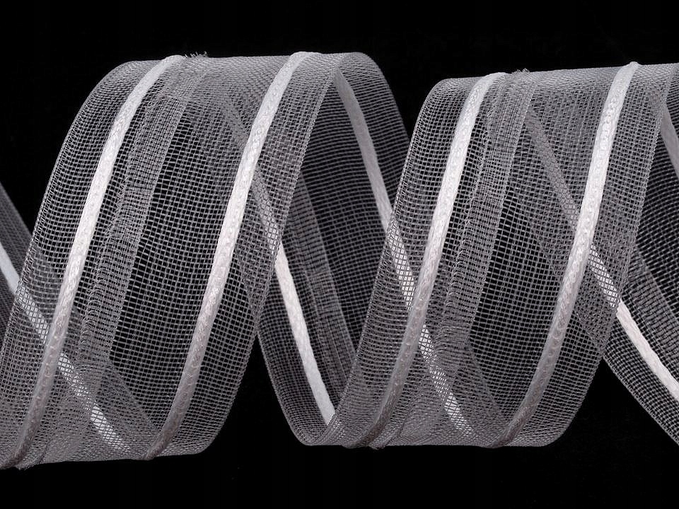 Záclonová páska šírka 50 mm, zvlnená, 50 m