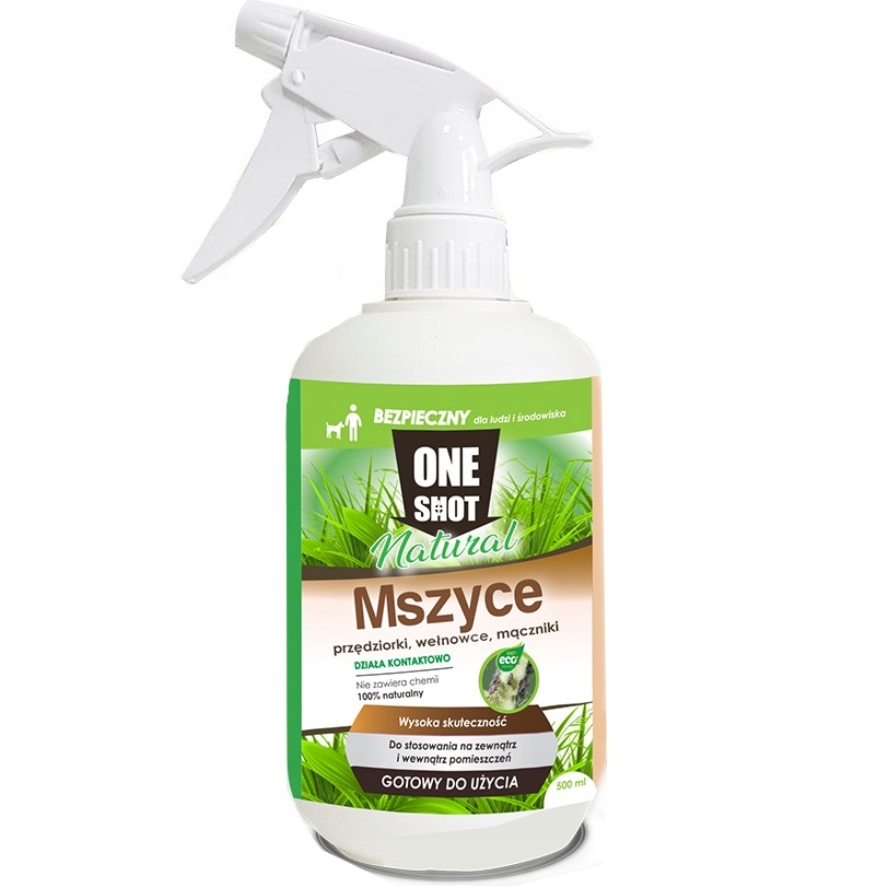

Oneshot natural Mszyce Przędziorki Wełnowce 500ML