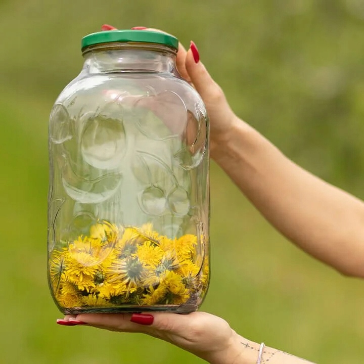 SŁOIK SŁÓJ SZKLANY 5l PRZETWORY NALEWKI + ZAKRĘTKA Pojemność 5000 ml