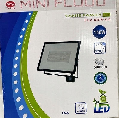 LAMPA ZEWNĘTRZNA HAL. LED SMD SLIM 150W Z CZUJKĄ Marka inna