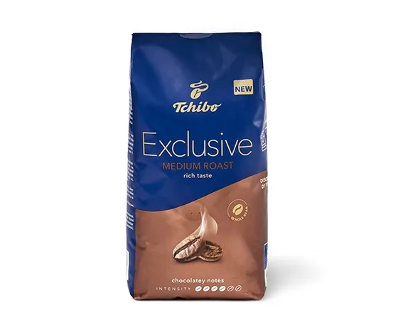 Levně Tchibo Exclusive Medium Roast, 1 kg, káva v zrnech