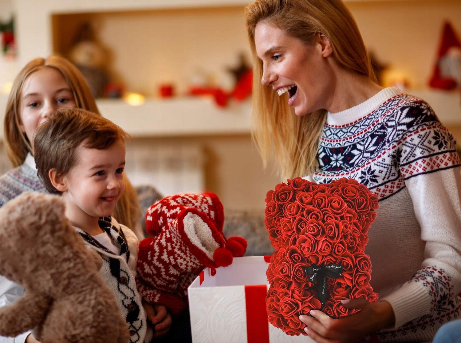 PREZENT DLA MAMY ZESTAW PREZENTOWY NA DZIEŃ MATKI KUBEK +MIŚ Z RÓŻ EAN (GTIN) 5904158859389