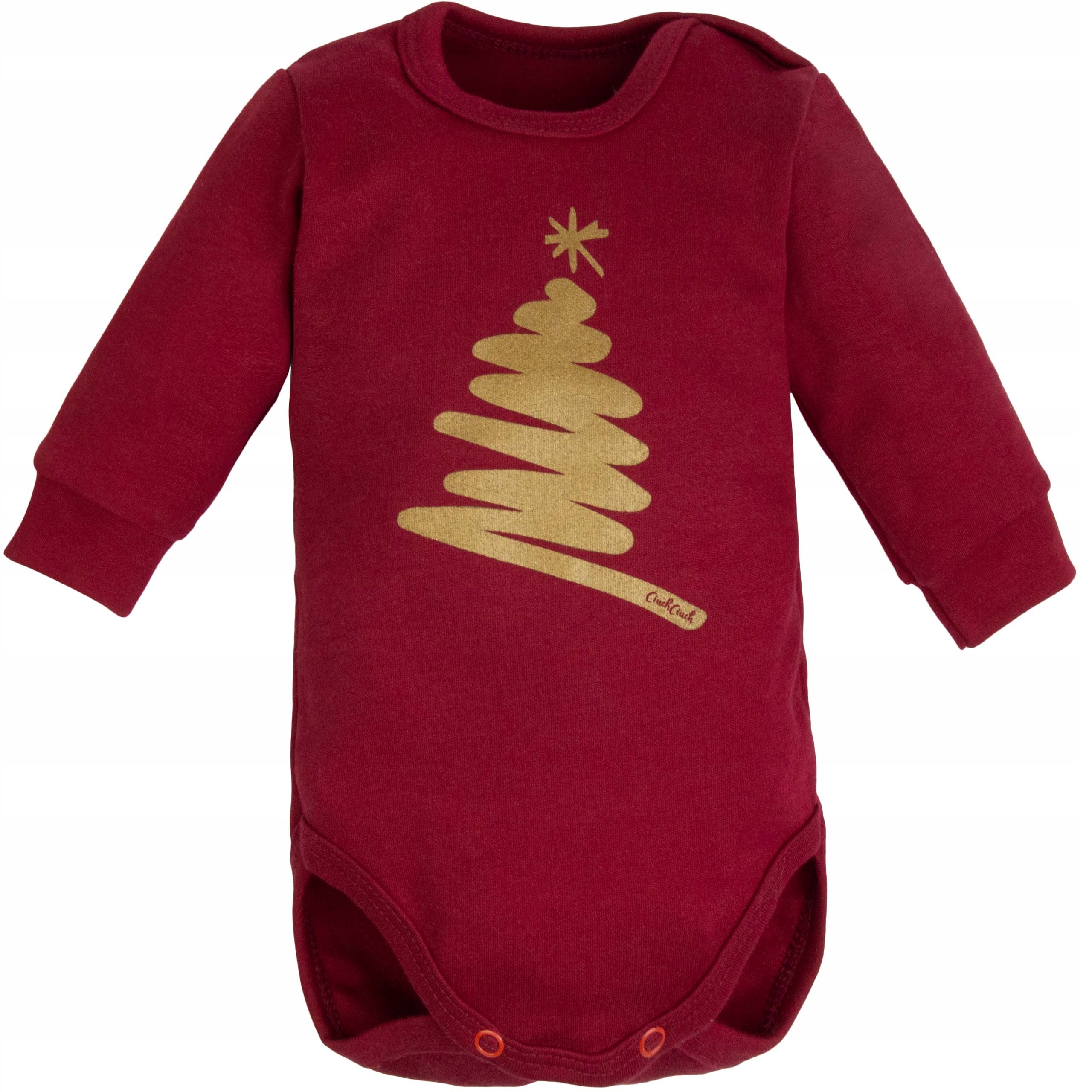 BODY długi rękaw ŚWIĄTECZNE ŚWIĘTA z choinką 74