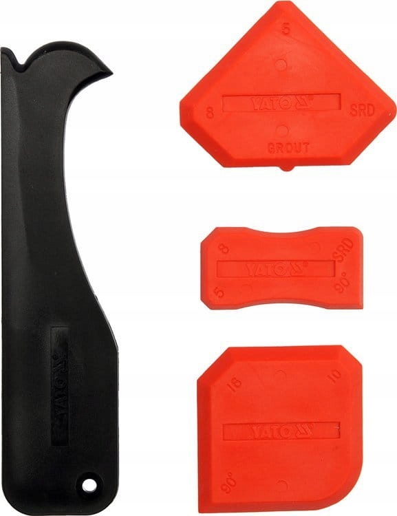 

Szpachelki do silikonu z obcinakiem 4 szt Yato