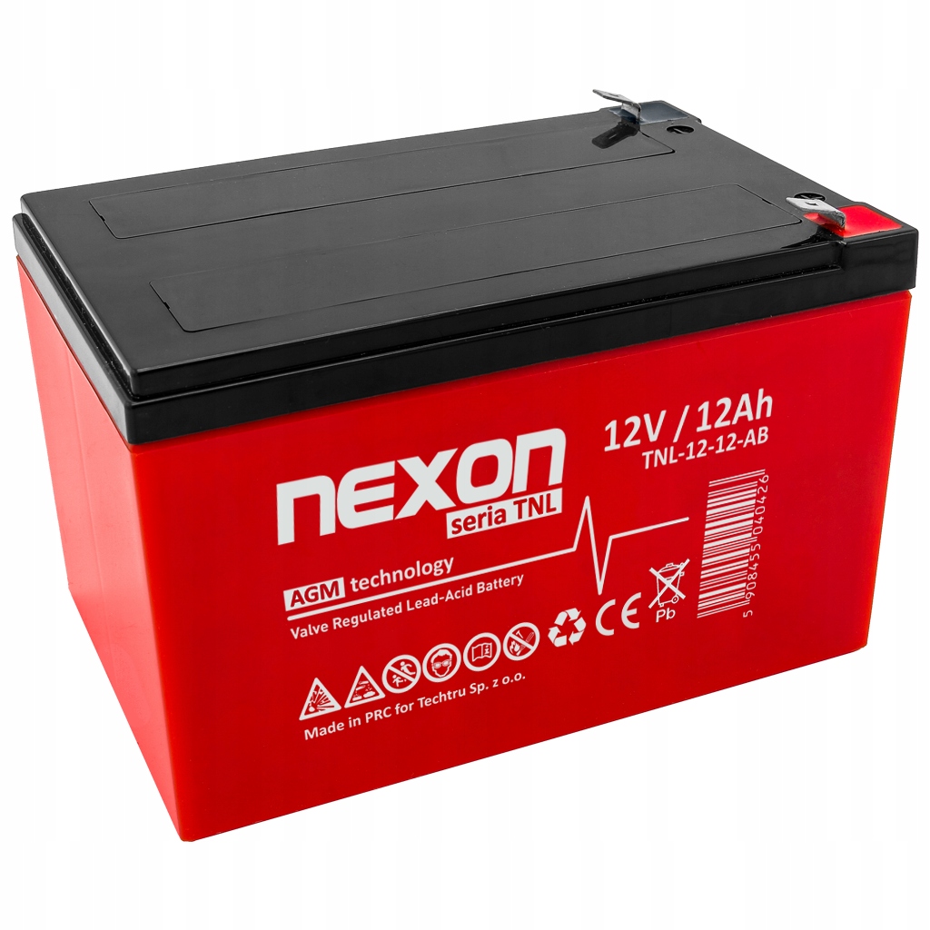 Akumulator Bezobsługowy Nexon Tnl 12-12 Vrla Agm 12V 12Ah Long Life