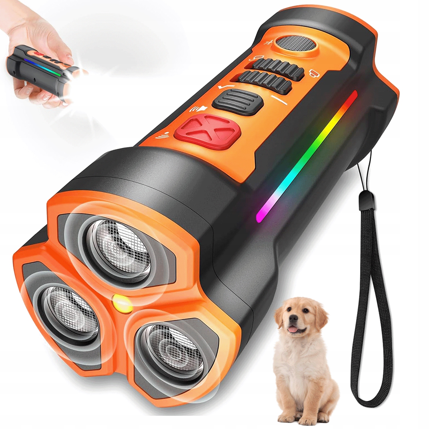 Levně Ultrazvukový Odpuzovač Psů, 2 Vlnové Režimy, Snadné Použití A Přenosný