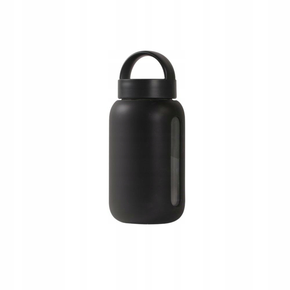 Bink - Szklana butelka na wodę Mini, 500ml - Black