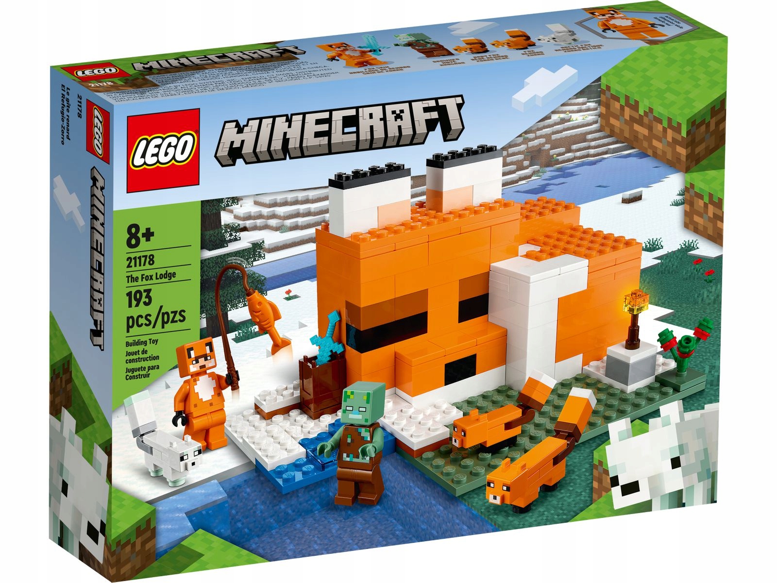 Lego 21178 Minecraft Siedlisko lisów