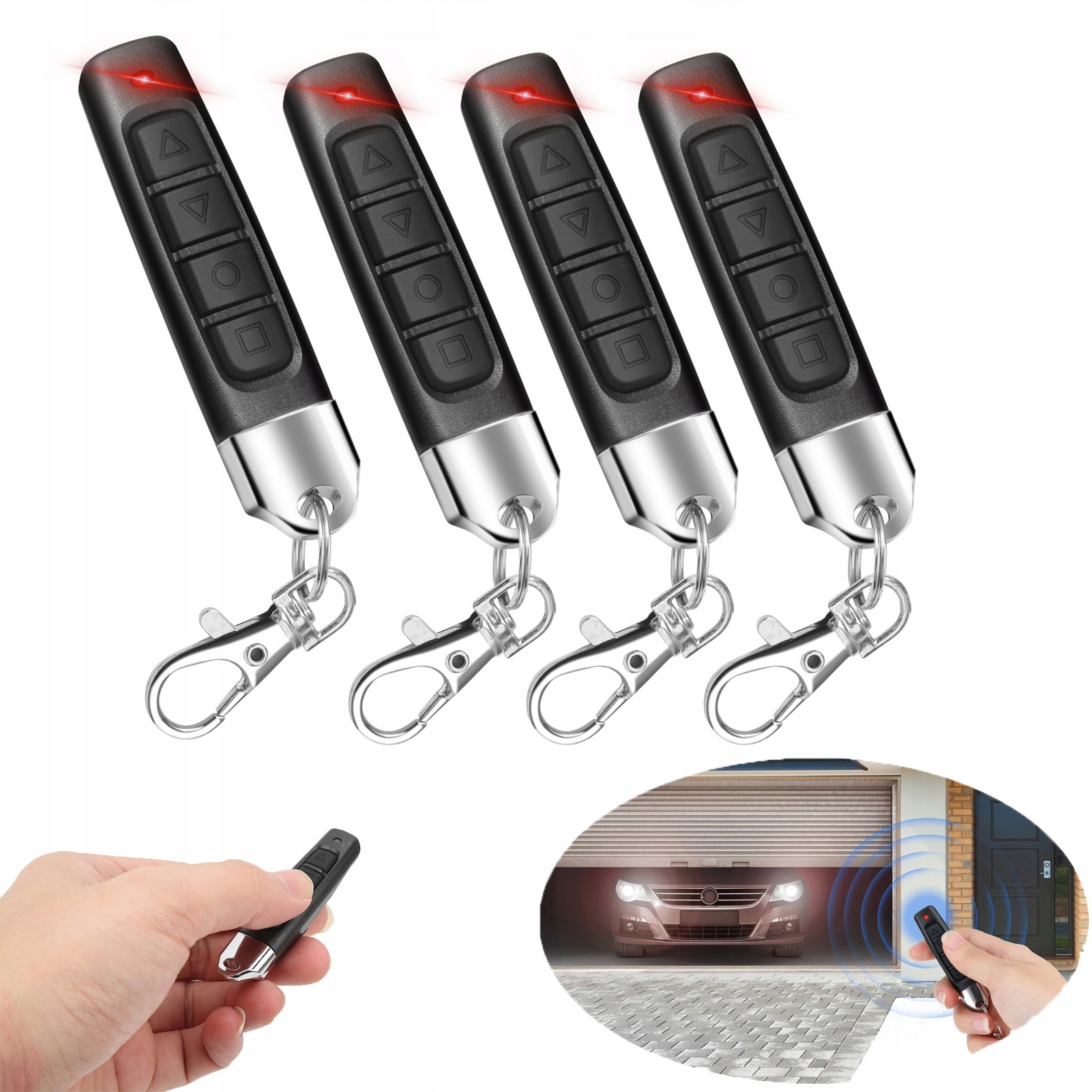 4X САМОКОПИРУЮЩИЙ пульт дистанционного управления для ворот универсальный для сигнализации