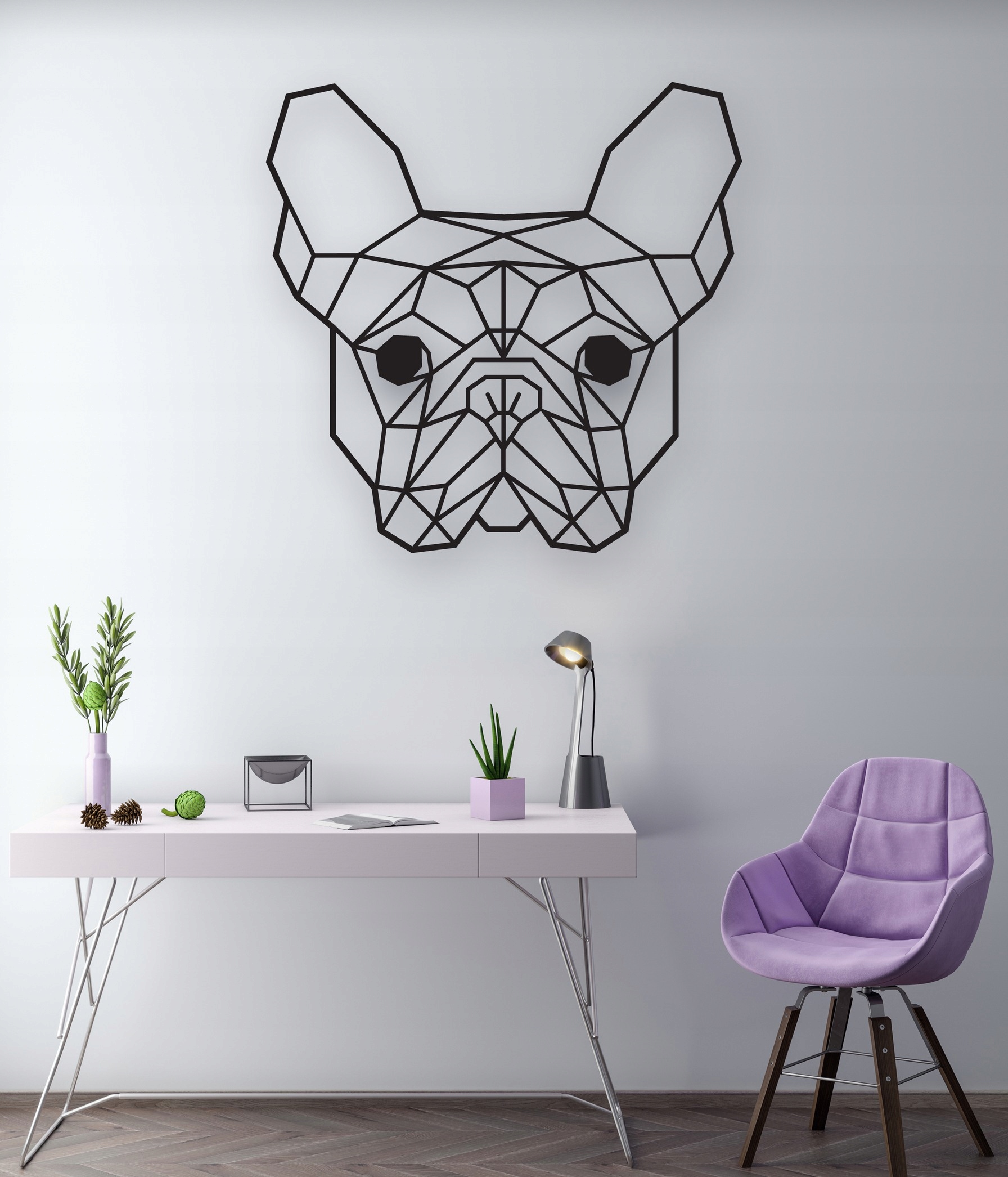 Dekoracja ścienna BULDOG FRANCUSKI PIES A307 40cm Kod producenta A307