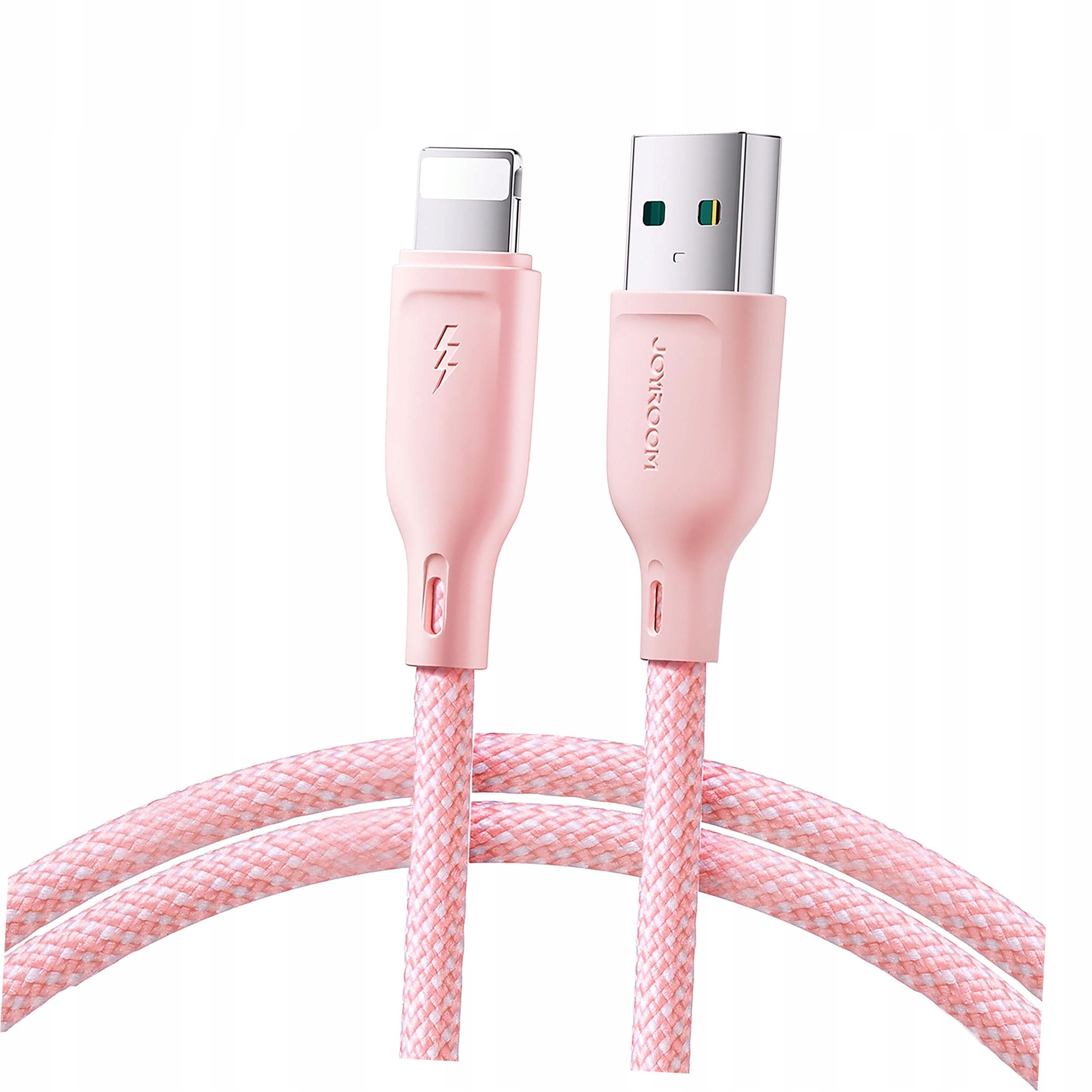 Kabel Joyroom Multi-Color Series S-A34 Usb-a Lightning 3A 1m różowy