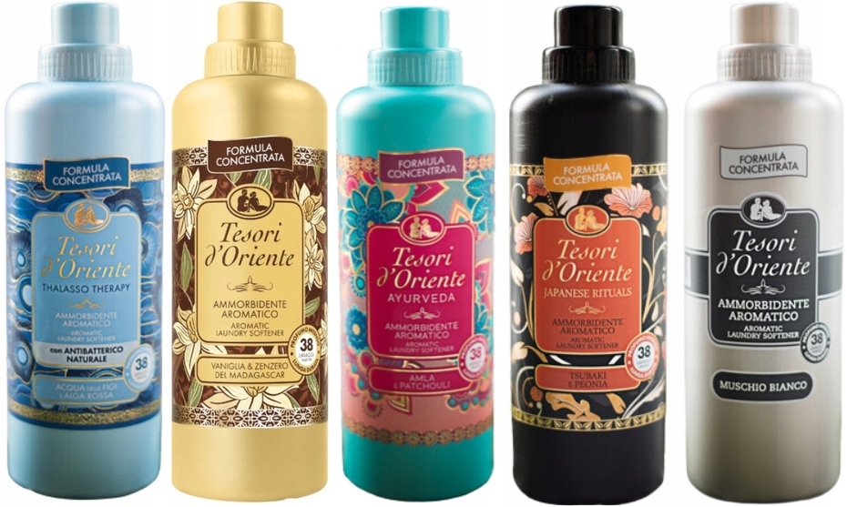 Levně Tesori d'Oriente Sada 5 x italských tekutá aviváž 760 ml Tvajm