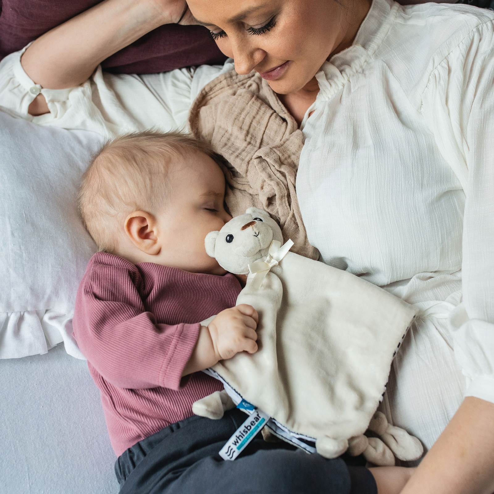 MIŚ PRZYTULANKA KOCYK DouDou WHISBEAR Julek przytulanka dla niemowlaka Wiek dziecka 3 m +