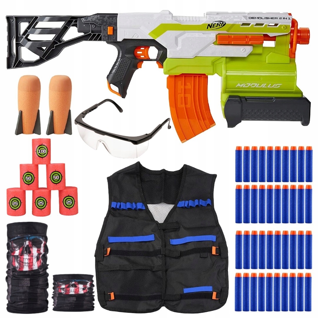 

Nerf Automat Demolisher 2W1 Zestaw Dodatki
