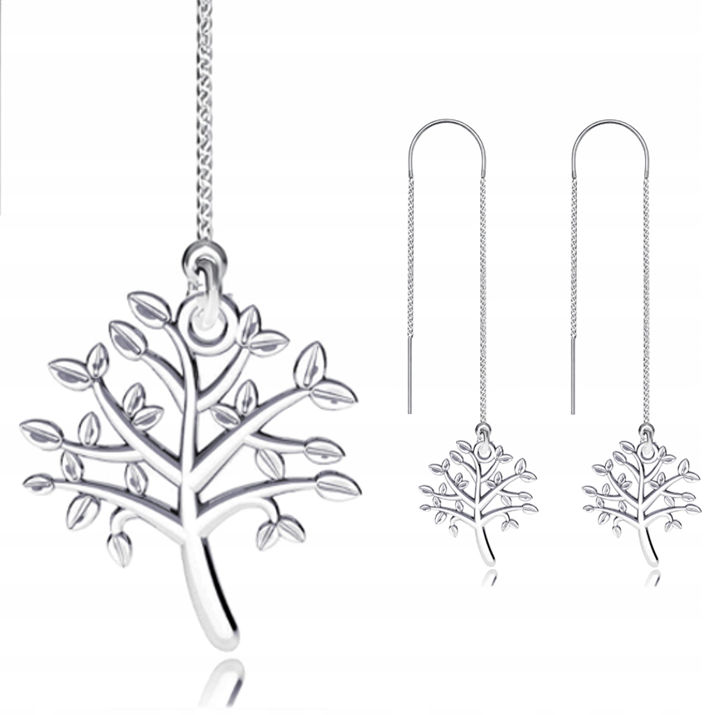 Strom života Náušnice provlékací provlékací stříbro 925