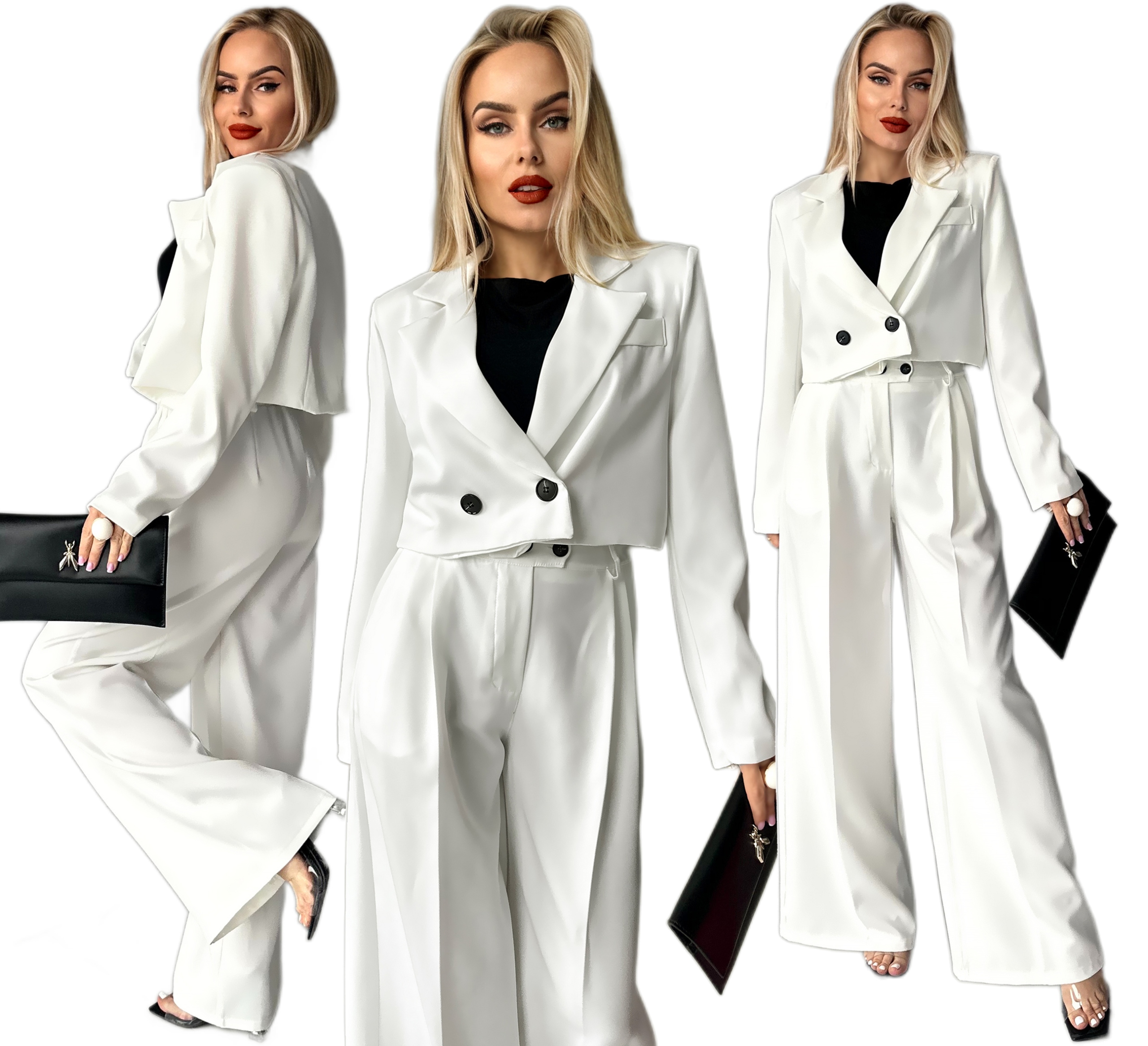 Elegantní dámský sako kalhoty 40 42 Kris