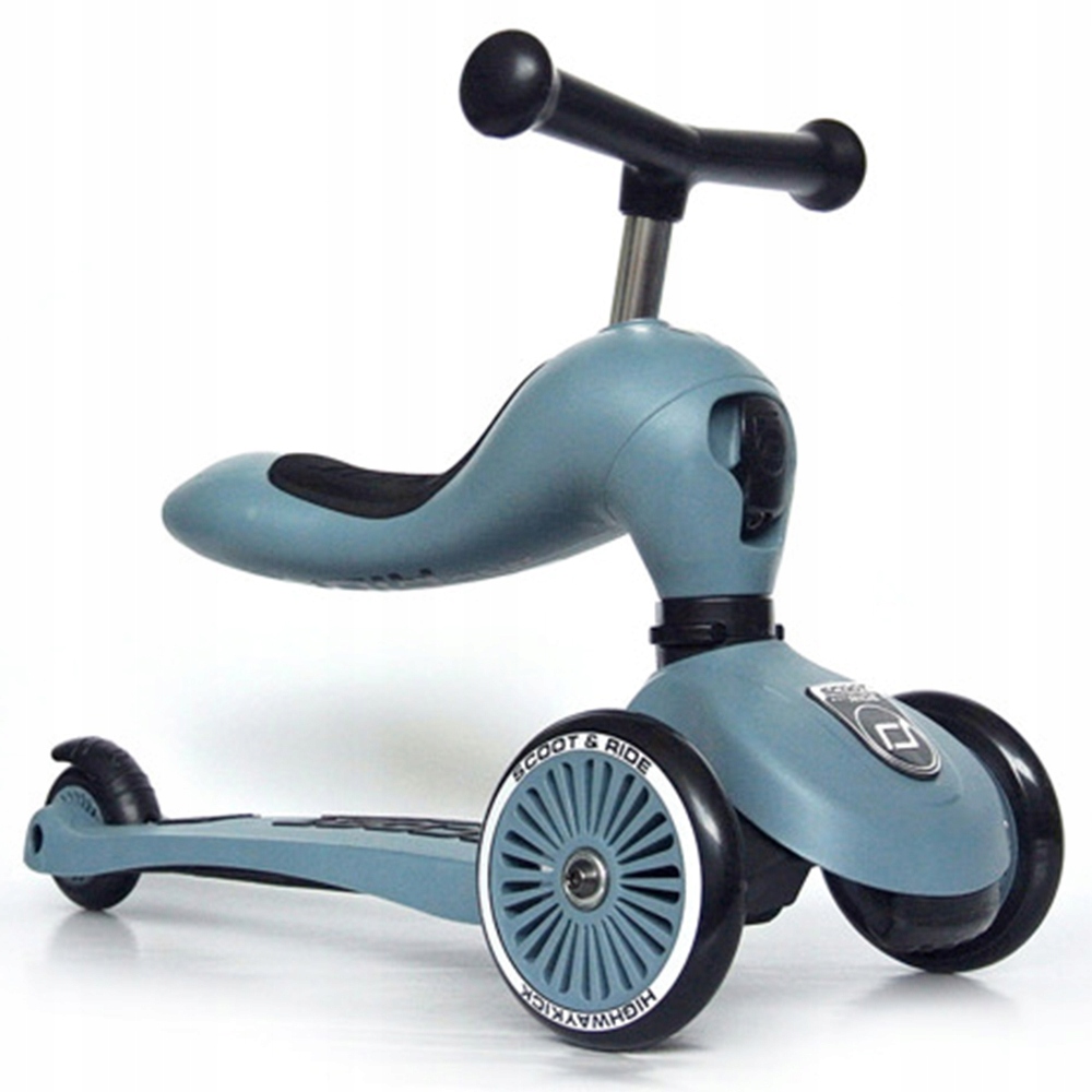 ScootAndRide Highwaykick 1+ jeździk Steel