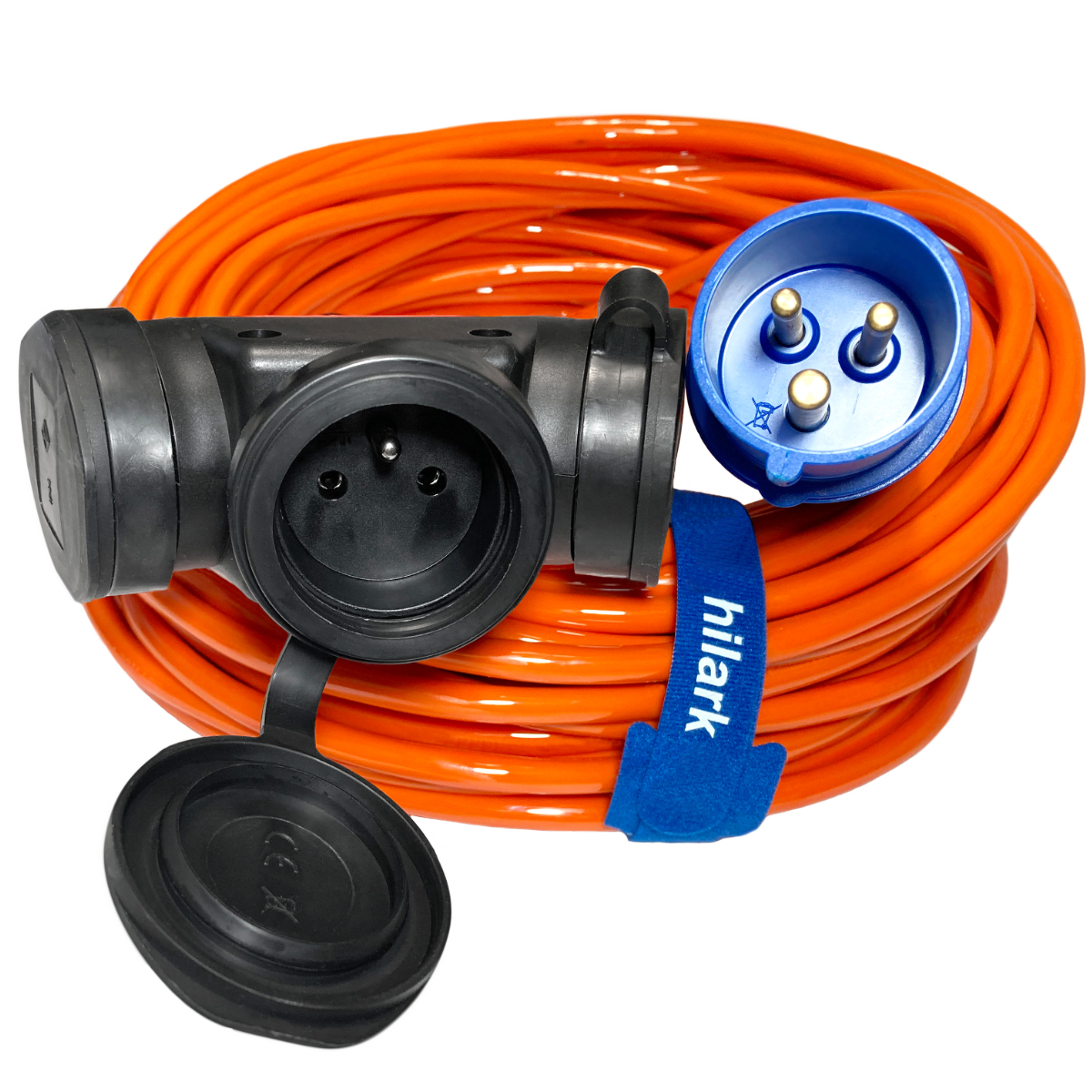 Predlžovací Kábel adaptér karavanu trojník Pur H07BQ-F 3x2,5 zástrčka Cee 50 m