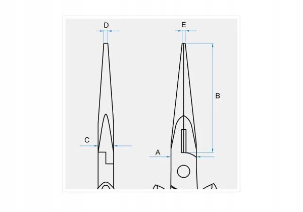 SZCZYPCE PÓŁOKRĄGŁE MINI, 138mm King Tony Kod producenta 6377-55