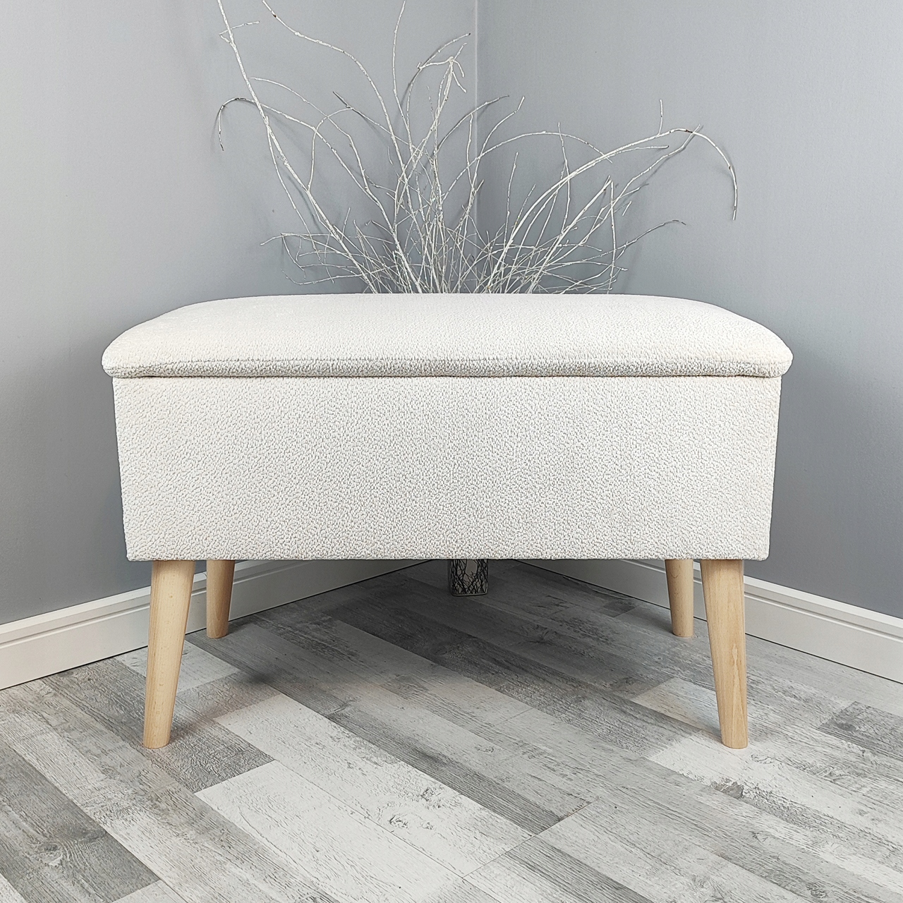 Taburet Otevírací Úložný Prostor 70 cm S Úložným Prostorem Kufer Lavička Sedák Truhla