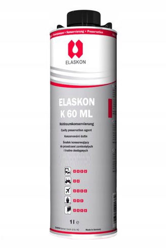 

Elaskon ML K60 Ciemny 1L (pistolet)