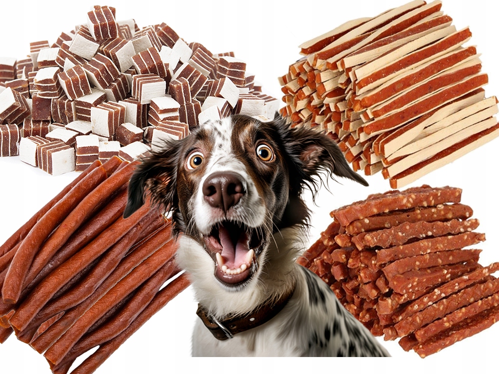 Levně Hilton Sada Měkkých Pamlsků Pro Psy MIX Chutí 4 X 500 G