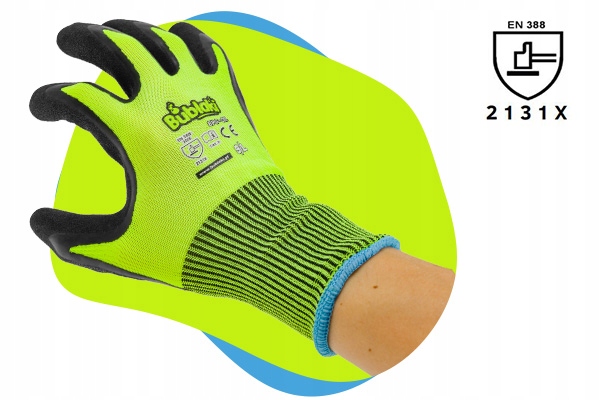 Ochronne Rękawice do Warsztatu Ogrodu Bublaki BPG-01S Rozm. S/7 Sense Grip Długość długie