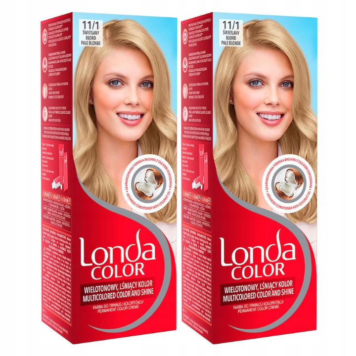 

Londa Color Farba Włosów Świetlany Blond 11/1 x2