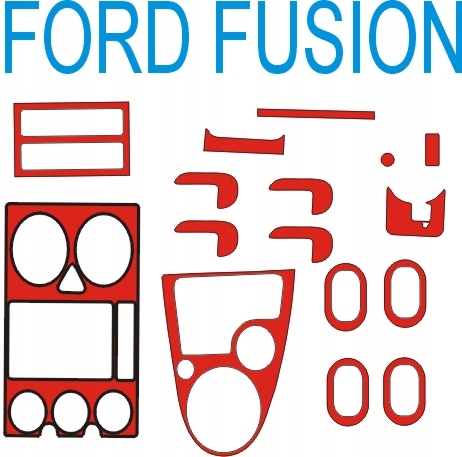 FORD FUSION 02 05 OKLEINA KOKPITU PANEL OKLEINY 3D Width 40 cm