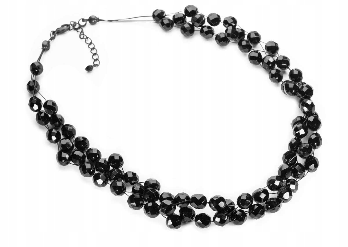

Naszyjnik Czarny Choker Avon Plecionka Jablonex