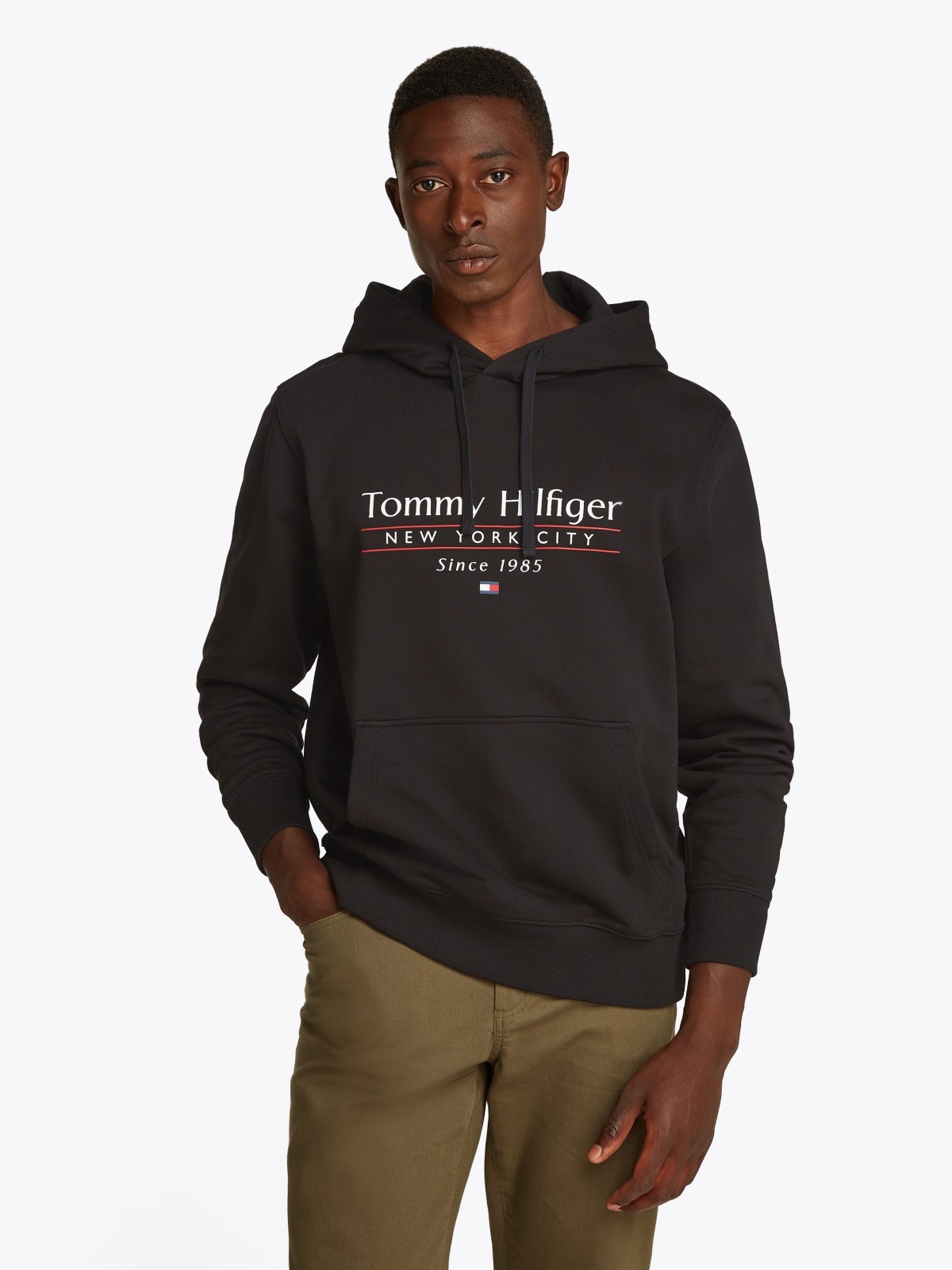 Pánská mikina Tommy Hilfiger Logo Drawstring Hoody