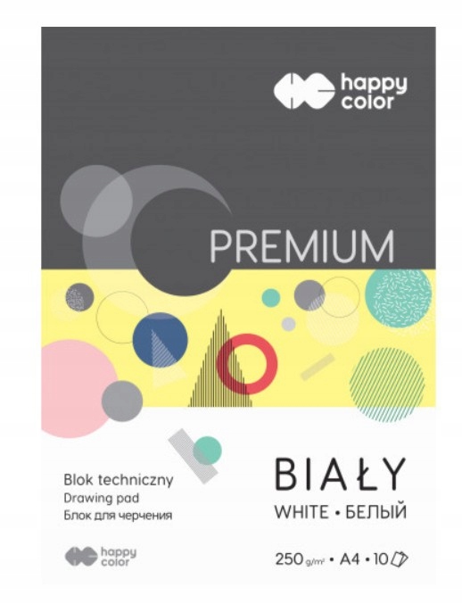 

Blok techniczny Happy Color A4 250g biały Premium