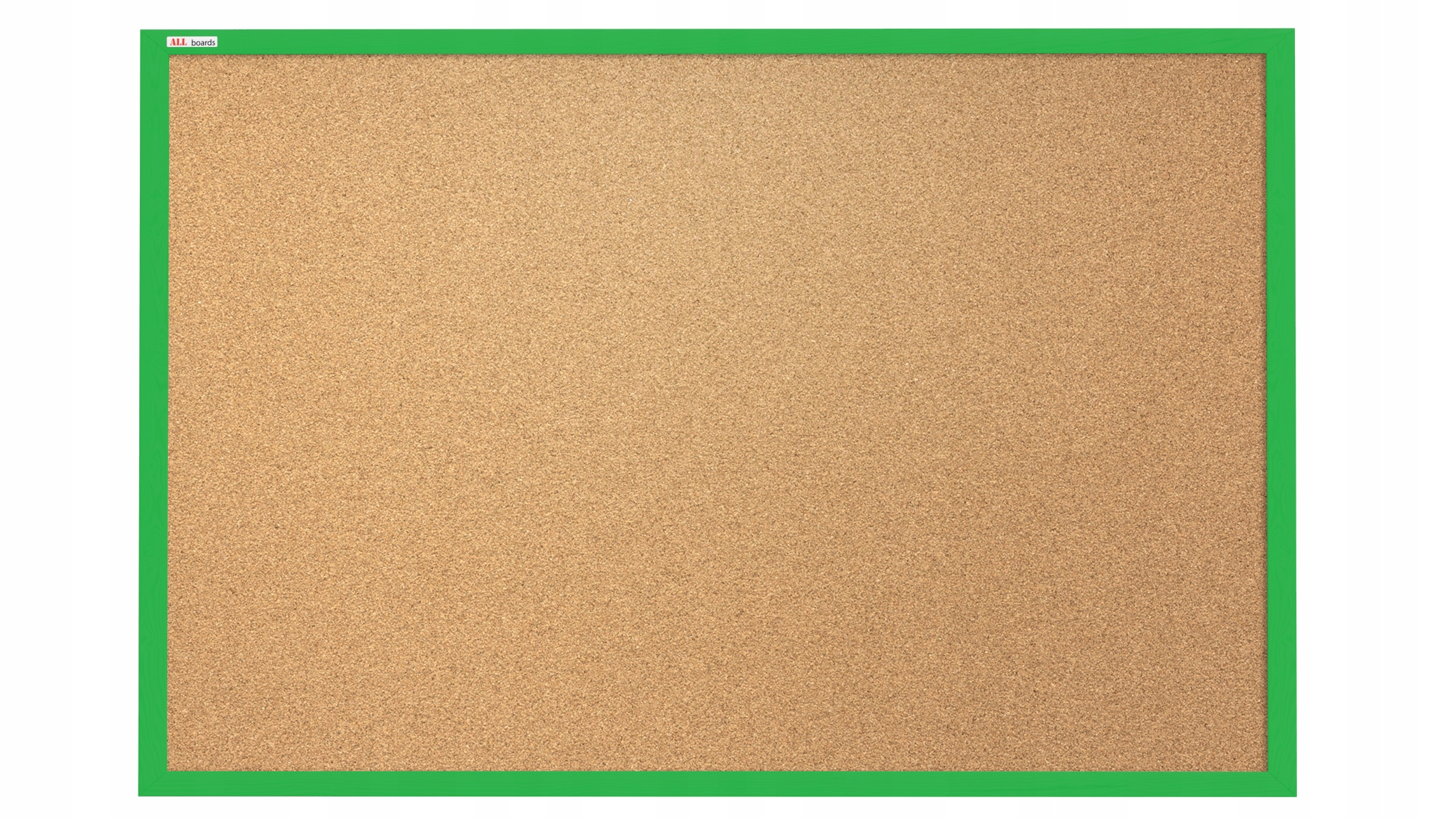 

Zielona tablica korkowa 120x90 drewniana pinezki
