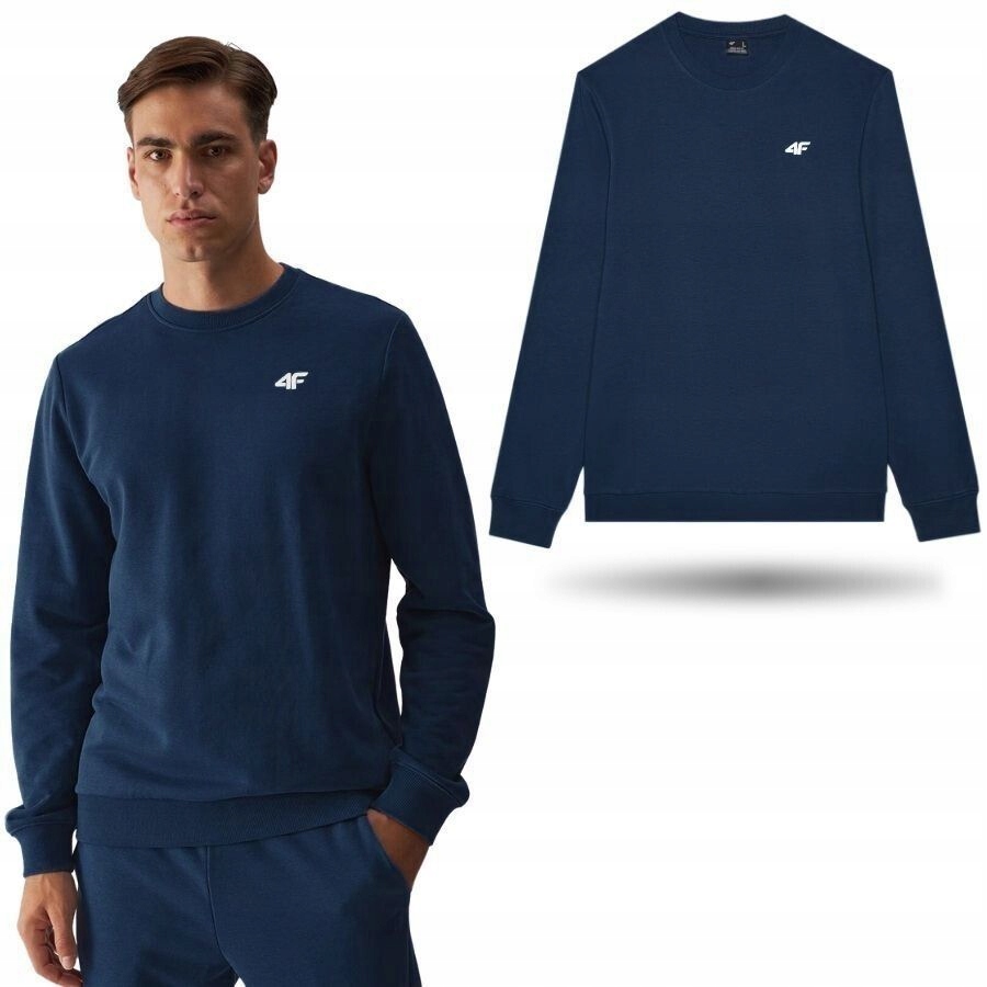 Bluza Męska 4F Dresowa Sportowa Ciepła Na Co Dzień