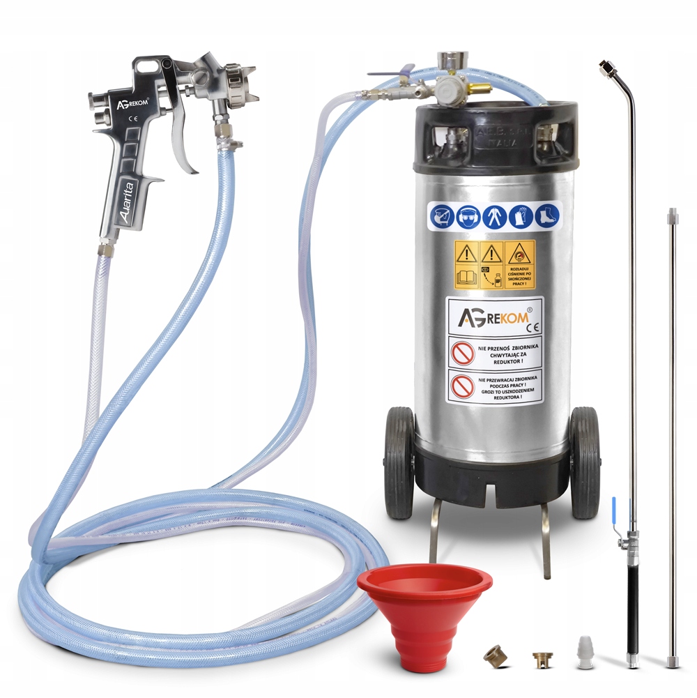 PISTOLET MALARSKI lakierniczy 2,5 dysza reduktor