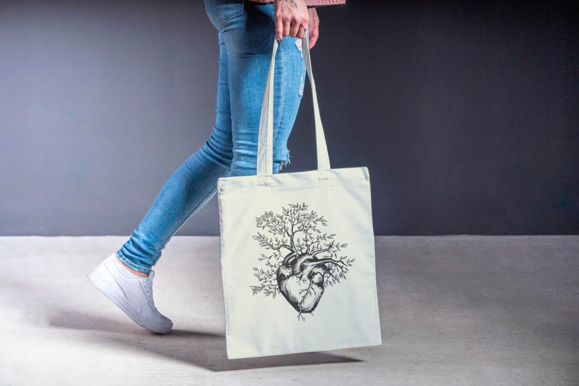 TOREBKA TORBA EKO DAMSKA DUŻA NA RAMIĘ A4 SHOPPER Kolekcja Torby eko